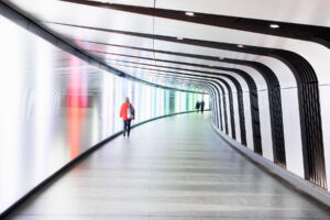young modern station
