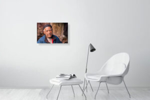 a display of patience - 60cm x 40cm