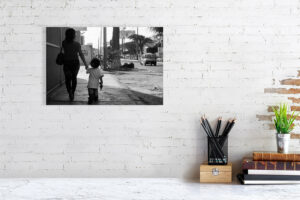 kids with guns - 40cm x 27cm